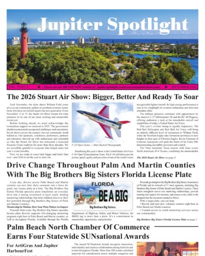 Jupiter Spotlight September 2026 front page